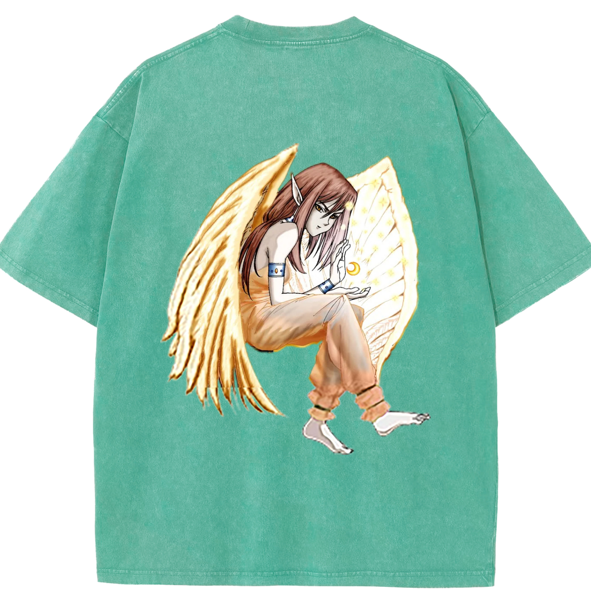 （画像用） 遊☆戯☆王 Yu-Gi-Oh! 綿100% ヴィンテージ風 半袖Tシャツ（背面プリント）
